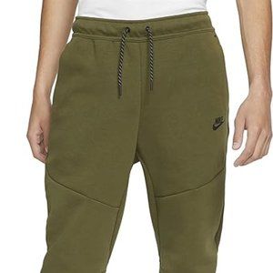 Nike Sportswear Tech Fleece Men's Joggers size Large Pants Rough Green/Black